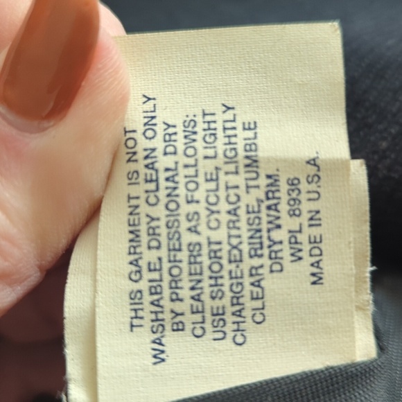 Vtg Black/ Gold Cheerleader Letterman Jacket Sailor Style Wool Blend Sz M/L - Picture 9 of 14